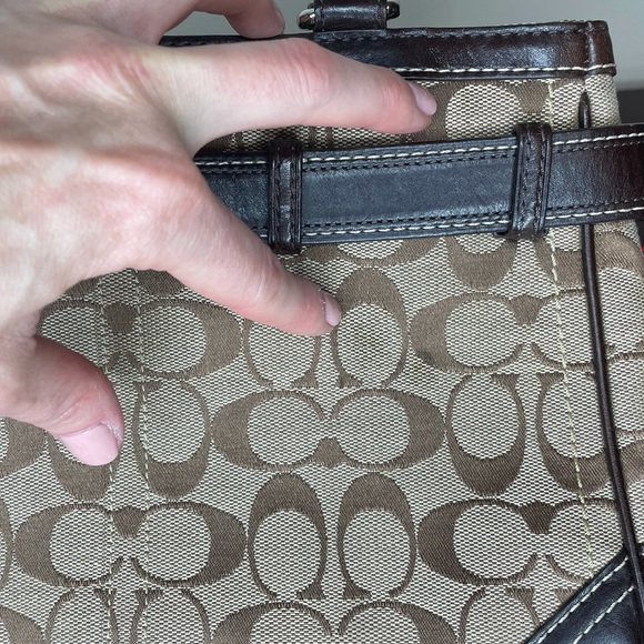 Authentic COACH Signature Demi Khaki Brown ✋🏻👜 - Picture 11 of 11